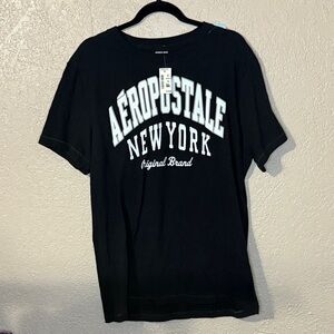 Aeropostale Black Graphic Tee